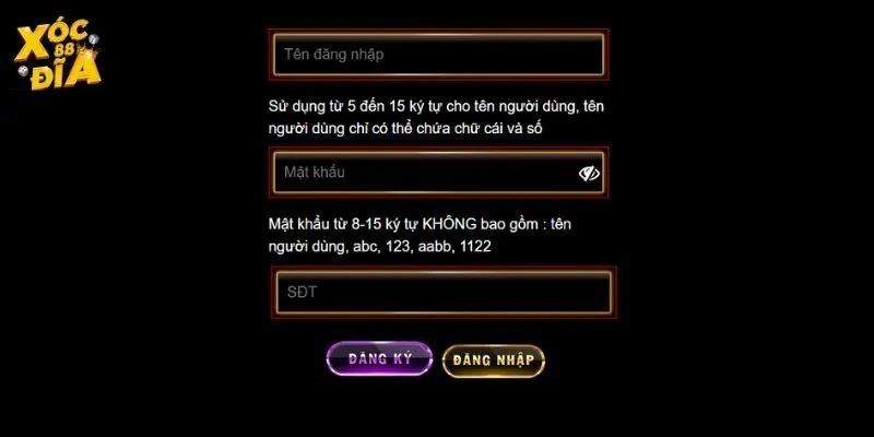 TRANG CHỦ 50 Đăng nhập tài khoản Cá Cược XocDia88